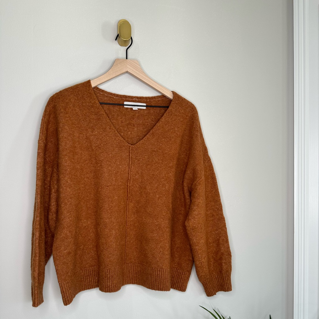 Loft Rust Pullover Sweater